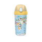 زجاجة شرب مع قشة للأطفال، من بلاستيك حيوي PLA بسعة 400 مل - شيك - ميك